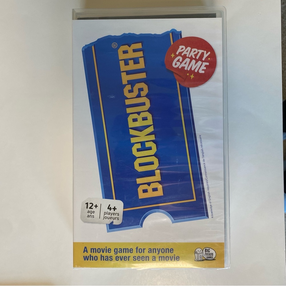 The Blockbuster Game: A Movie Party Game for the Whole Family